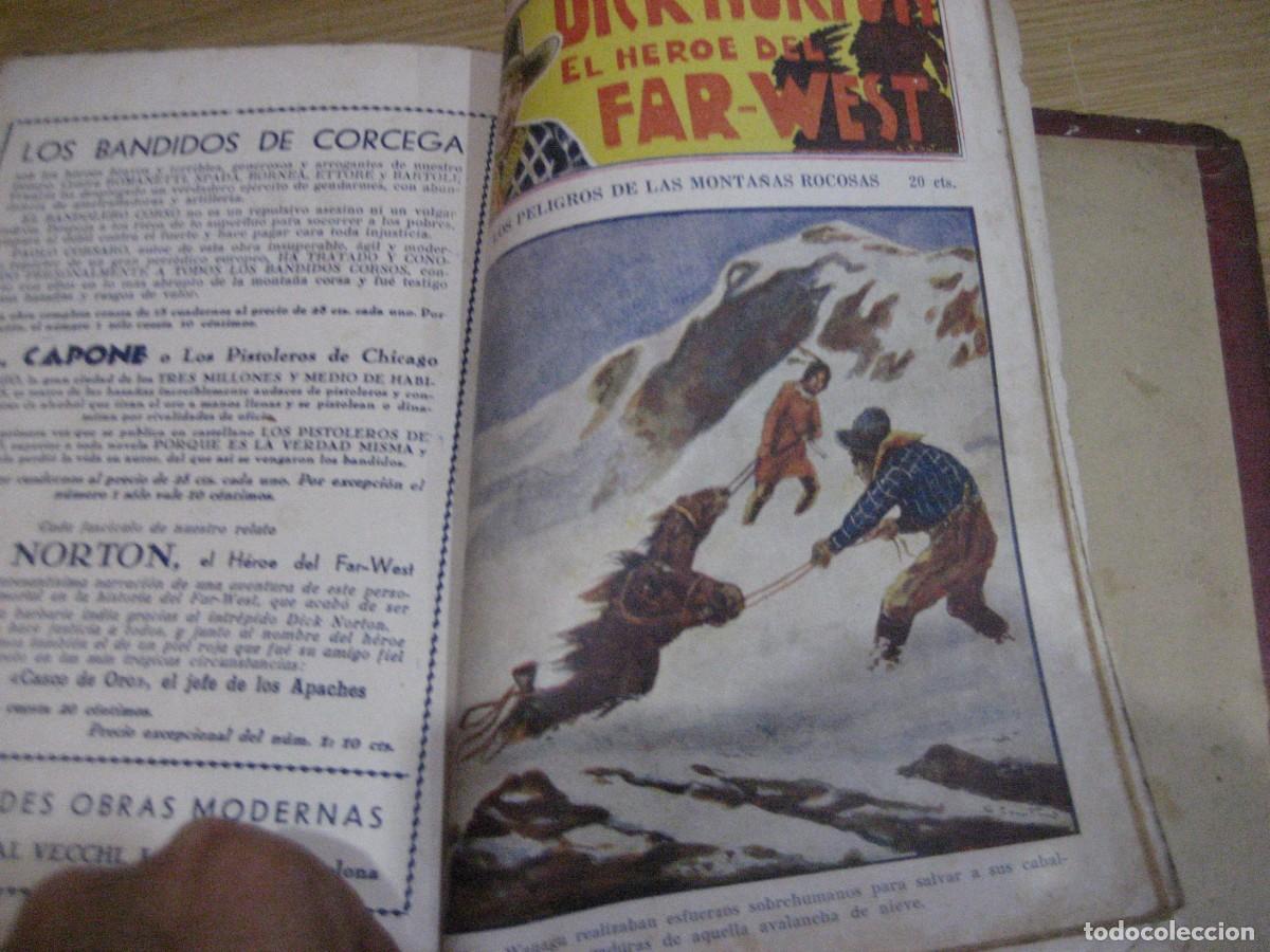 C&oacute;mics: Dick Norton . El heroe del far West . del 21 al 40 encuadernadas ed Vecchi - Foto 22