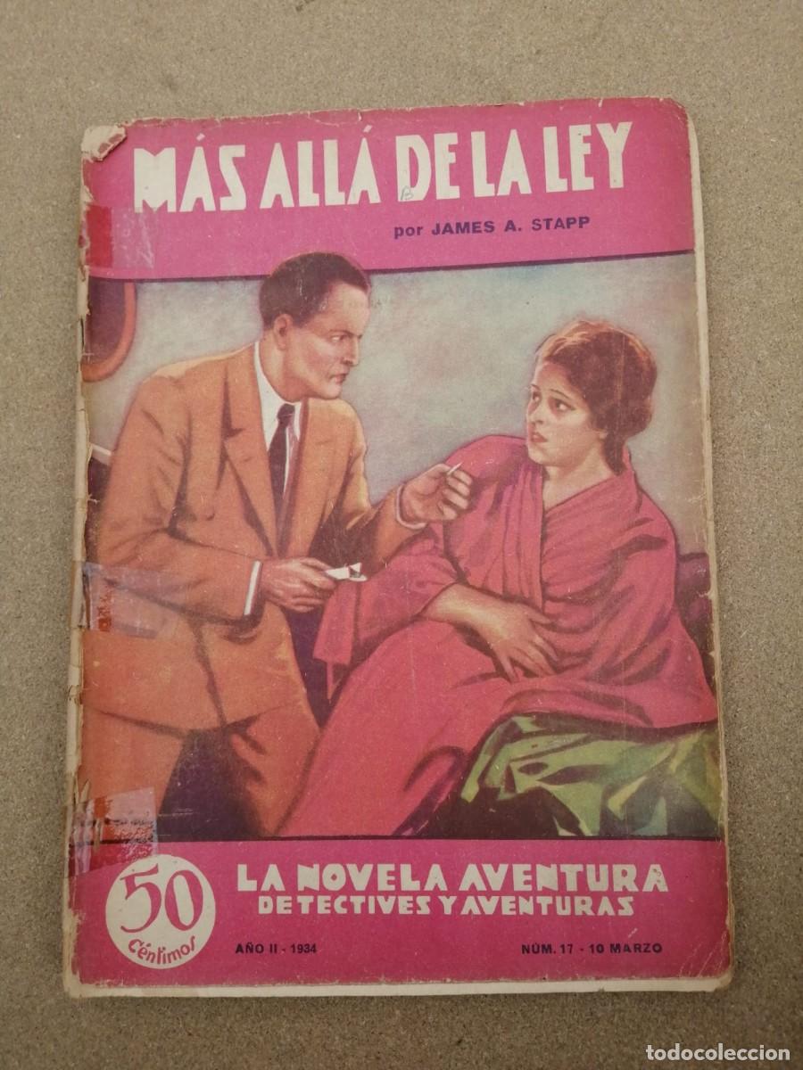 C&oacute;mics: MAS ALLA DE LA LEY (JAMES A. STAPP) LA NOVELA AVENTURA - Foto 1