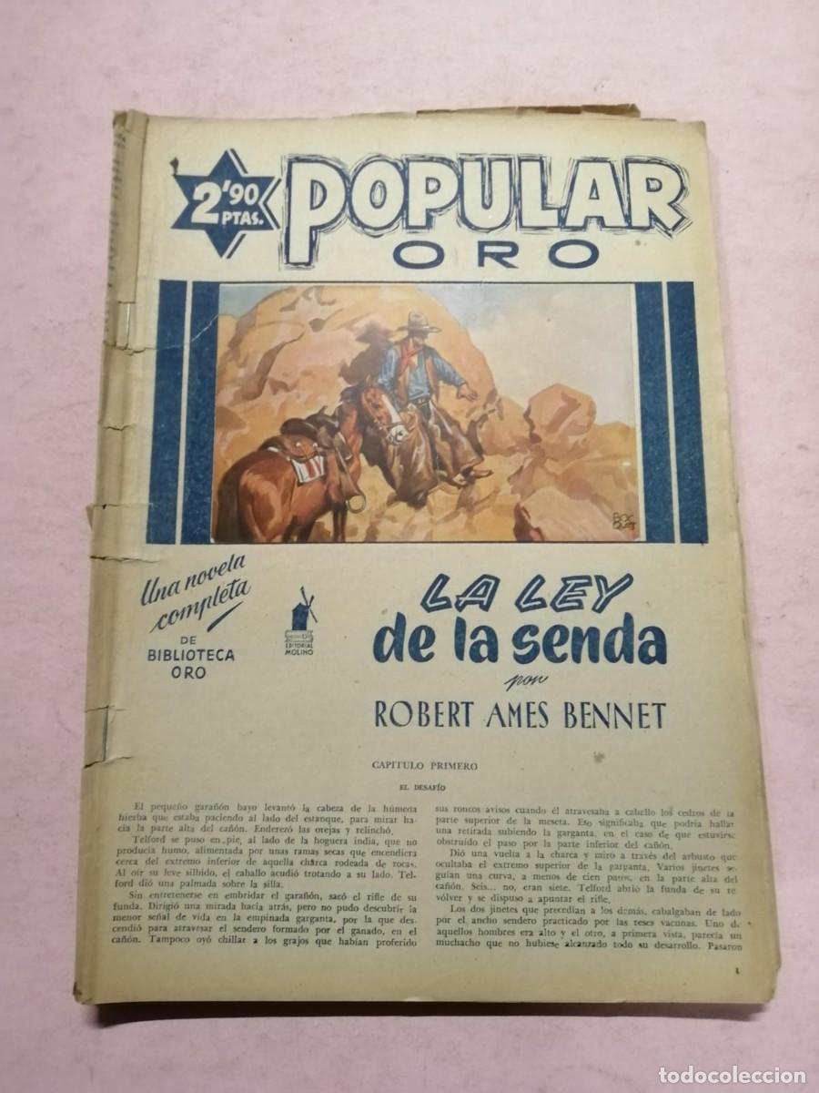 C&oacute;mics: POPULAR ORO EDITORIAL MOLINO. LA LEY DE LA SENDA (ROBERT AMES BENNET) - Foto 1