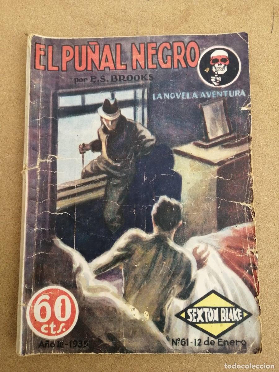 C&oacute;mics: EL PU&Ntilde;AL NEGRO (E. S. BROOKS) SEXTON BLAKE - Foto 1