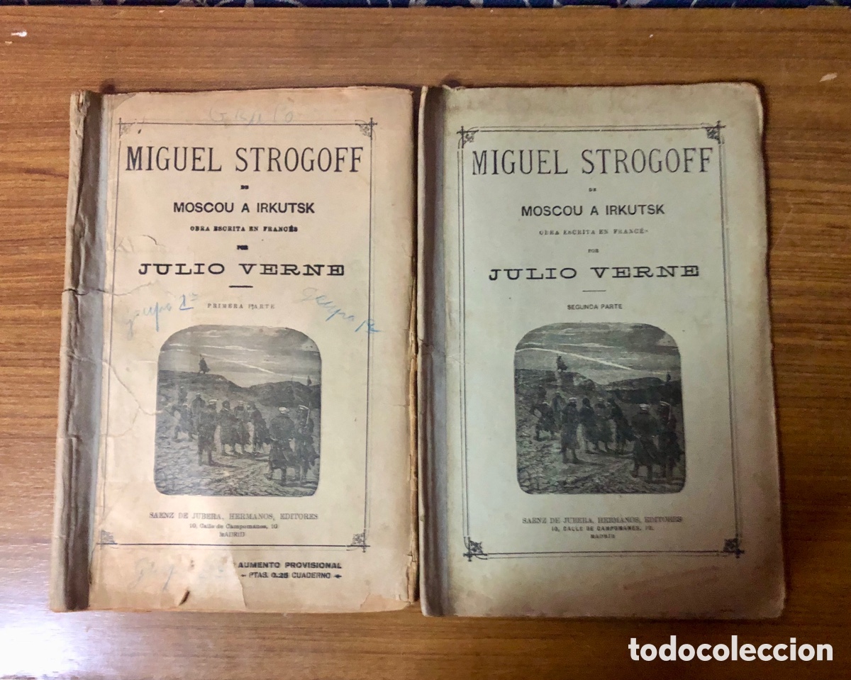 C&oacute;mics: MIGUE STROGOFF,2 CUADERNILLOS,(S&Aacute;ENZ HERMANOS EDITORES) - Foto 1