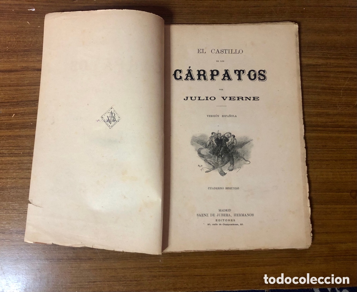 C&oacute;mics: EL CASTILLO DE LOS CARPATOS,JULIO VERNE,(S&Aacute;ENZ DE JUBERA HERMANOS) - Foto 1