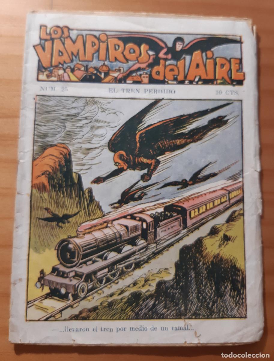 C&oacute;mics: LOS VAMPIROS DEL AIRE - NUM. 25 - EL TREN PERDIDO - 18 X 13 CMS. - Foto 1