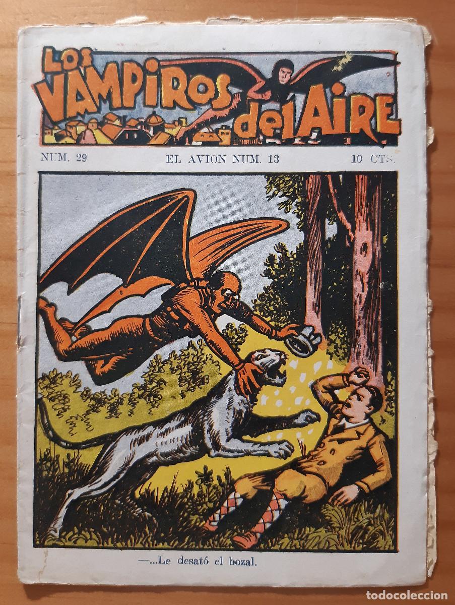 C&oacute;mics: LOS VAMPIROS DEL AIRE - NUM. 29 - EL AVI&Oacute;N NUM. 13 - 18 X 13 CMS. - Foto 1