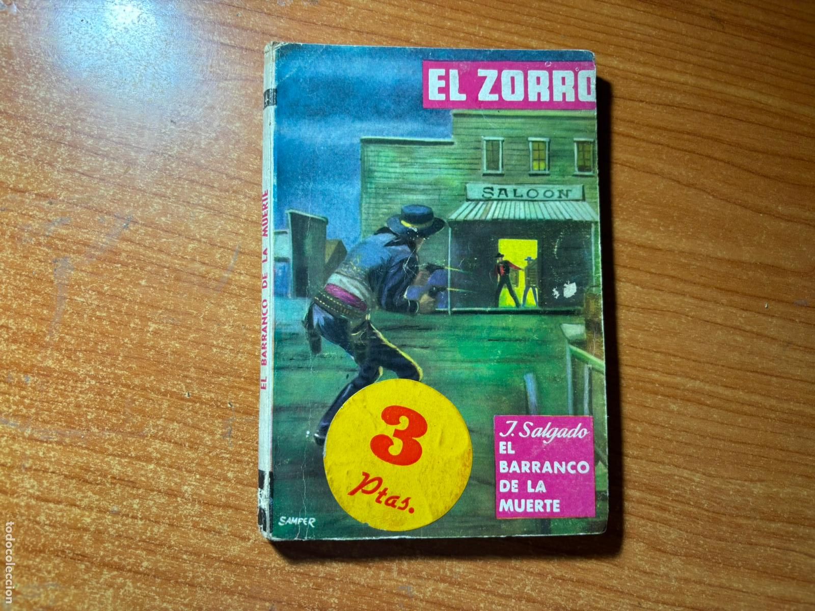 C&oacute;mics: COLECCI&Oacute;N EL ZORRO N&ordm; 154 J. SALGADO - EL BARRANCO DE LA MUERTE - EDITORIAL MATEU 1959 1&ordf; EDICI&Oacute;N