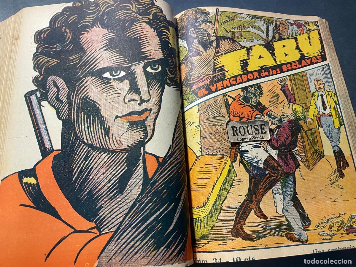 C&oacute;mics: ANTIGUO PULP - TAB&Uacute; - EL VENGADOR DE LOS ESCLAVOS - EDITORIAL EL GATO NEGRO BARCELONA A&Ntilde;OS 20 /30 -