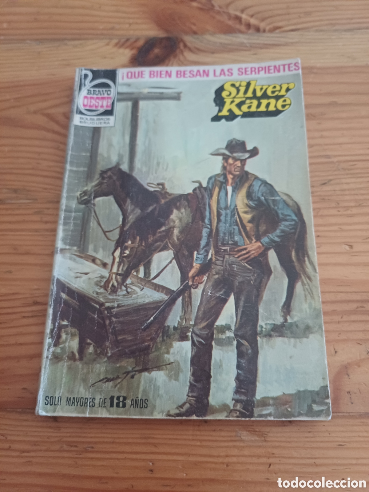 C&oacute;mics: Que bien besan las serpientes Silver Kane Bravo Oeste Bruguera