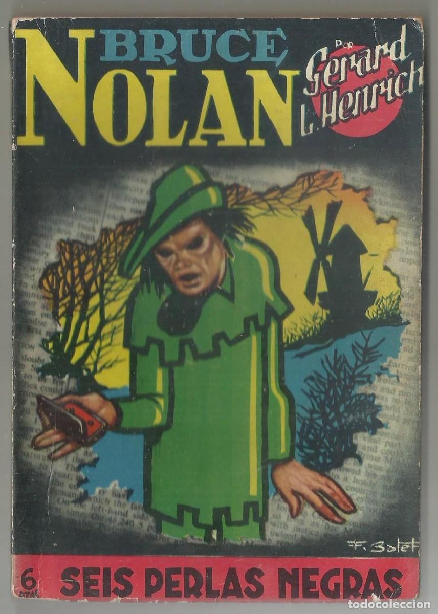 C&oacute;mics: SEIS PERLAS NEGRAS. G. L. HENRICH. COL. BRUCE NOLAN, N&ordm; 3 ED. CLIPER