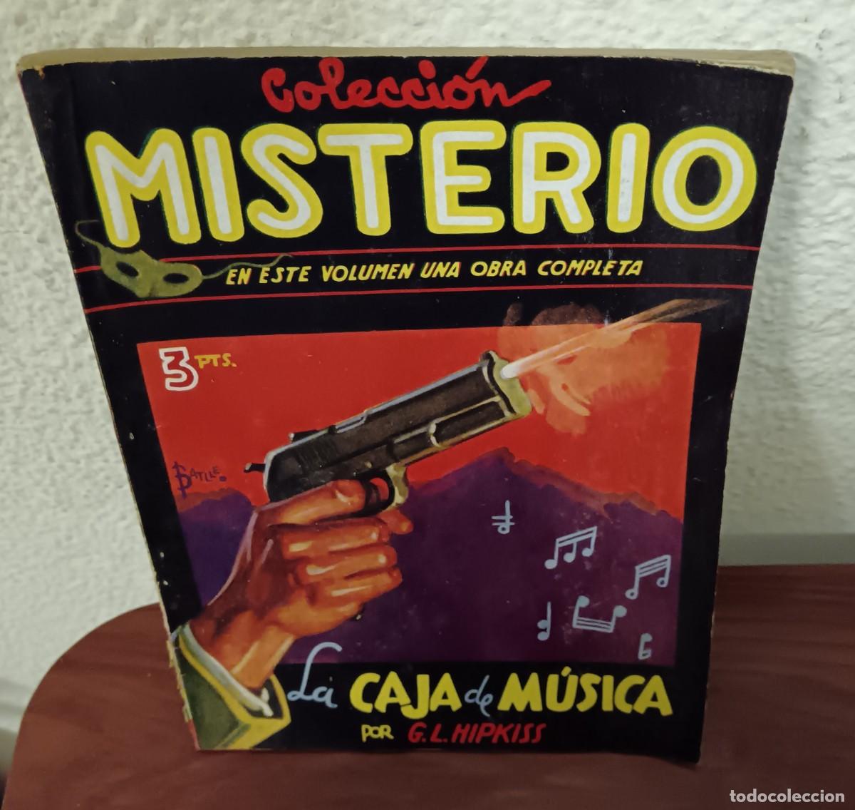 C&oacute;mics: LA CAJA DE M&Uacute;SICA G.L. HIPKISS COLECCI&Oacute;N MISTERIO N&ordm; 16 EDICIONES CLIPER CUBIERTA BATLL&Eacute;