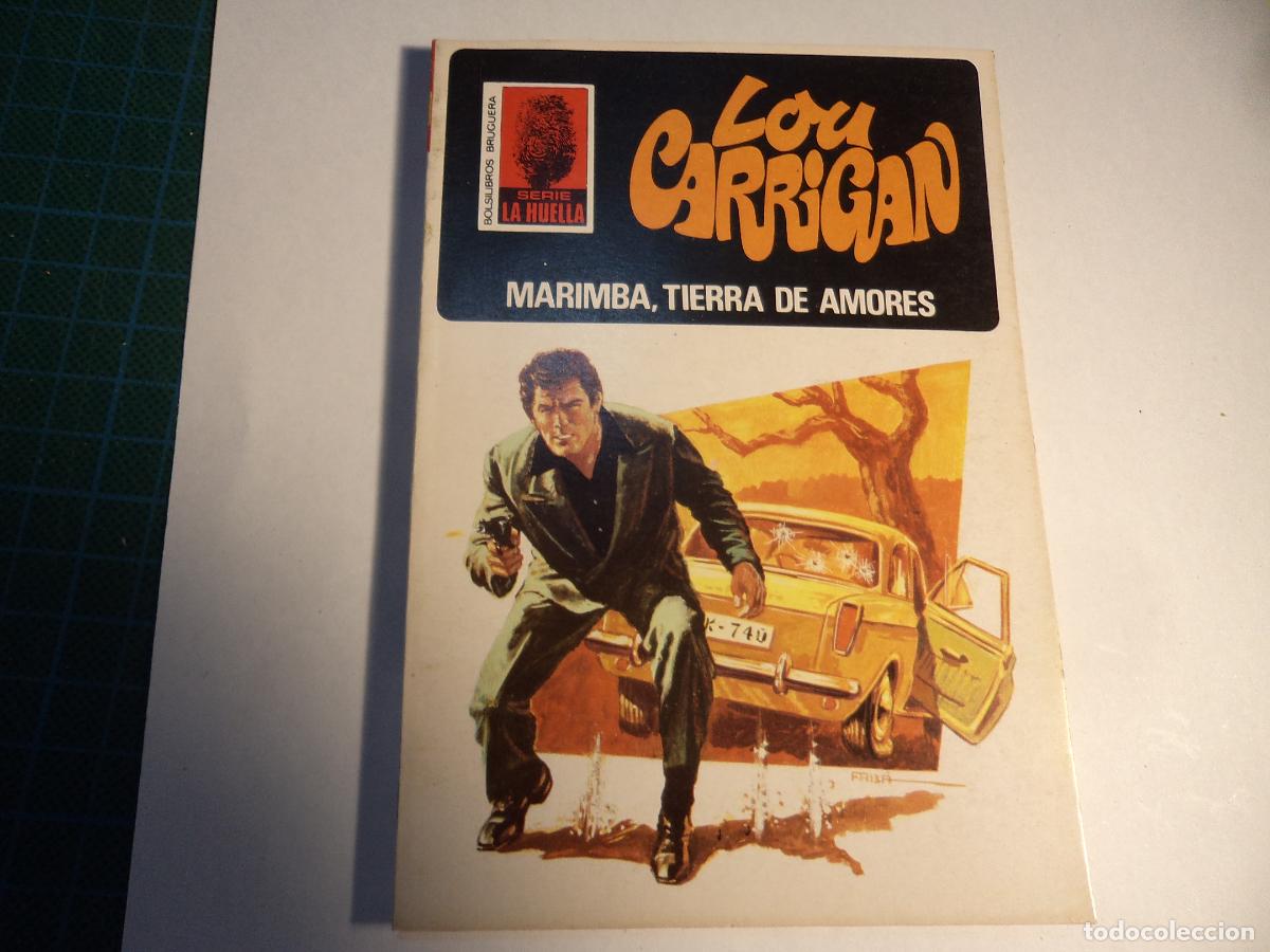 C&oacute;mics: Bolsilibros Bruguera. Serie la huella N&ordm; 93. Lou Carrigan. Marimba, tierra de amores