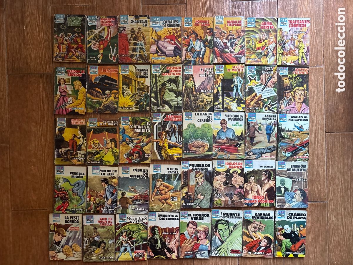 C&oacute;mics: SIP SPACIAL INTERNATIONAL POLICE CIENCIA FICCION COLECCION COMPLETA FALTA 31 Y 79 ED. TORAY 1959
