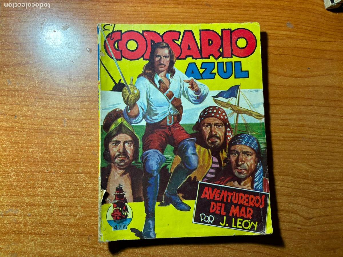 C&oacute;mics: EL CORSARIO AZUL N&ordm; 1, Editorial Molino 1949
