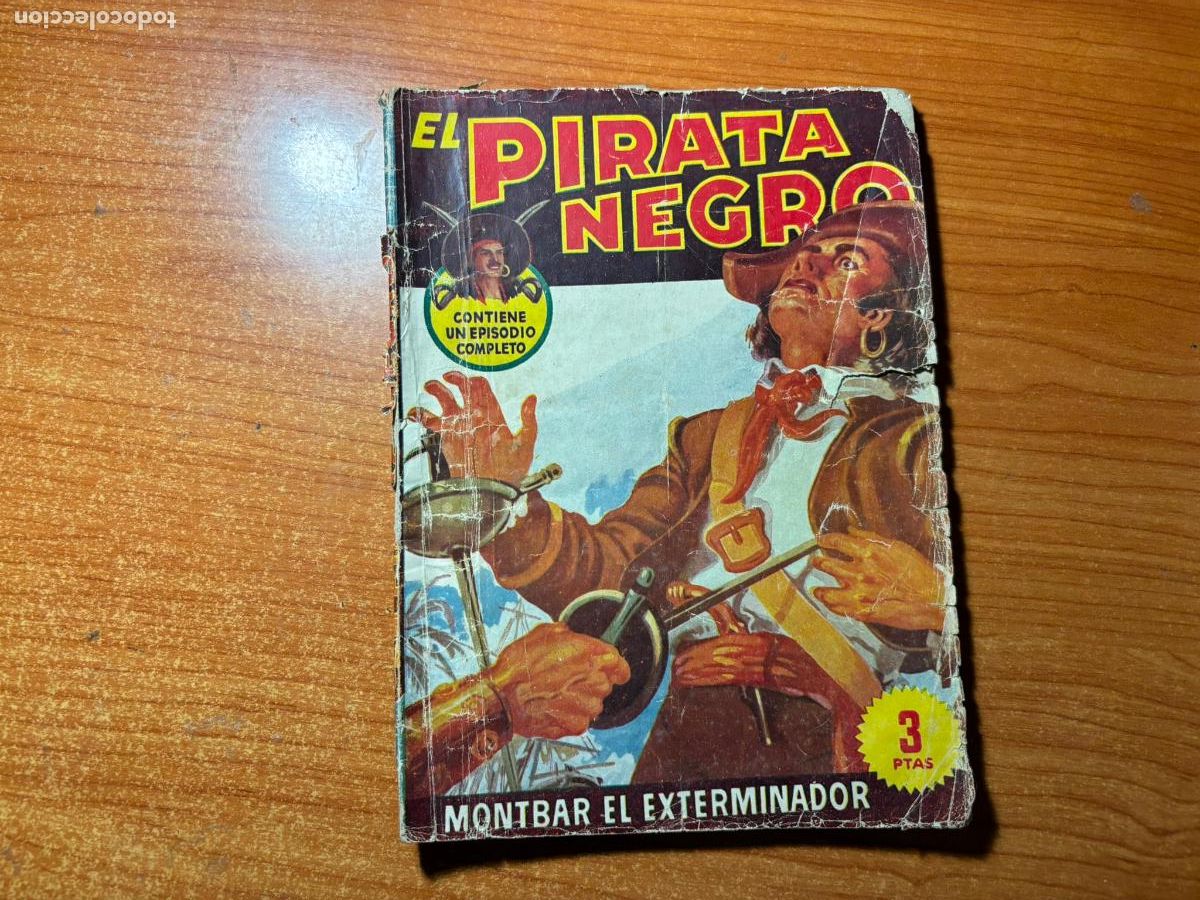 C&oacute;mics: EL PIRATA NEGRO N&ordm; 18 EDITORIAL BRUGUERA