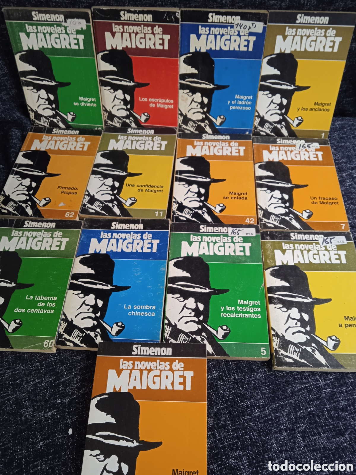 C&oacute;mics: SIMENON - LAS NOVELAS DE MAIGRET -LOTE DE 13 EJEMPLARES -ED. PLANETA - Foto 1