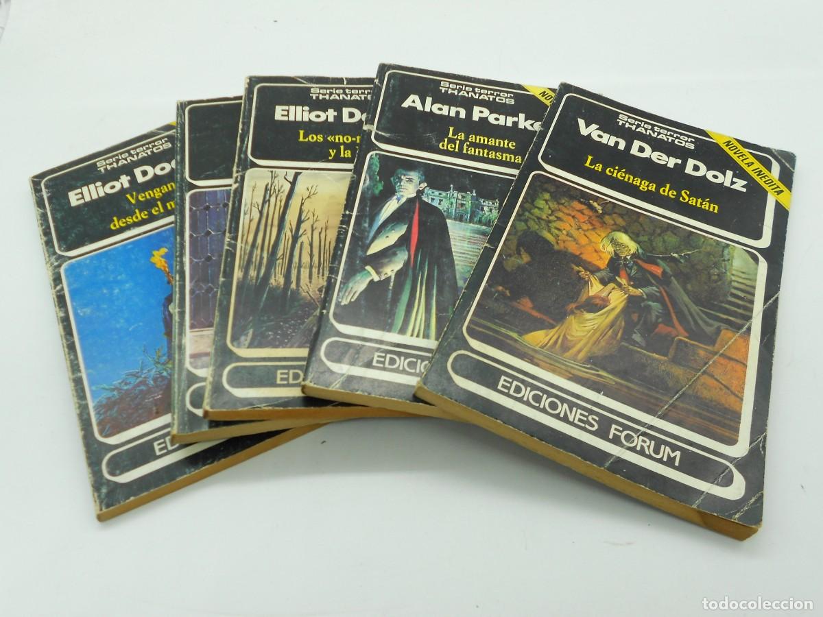 C&oacute;mics: lote novelas serie terror thanatos ediciones forum