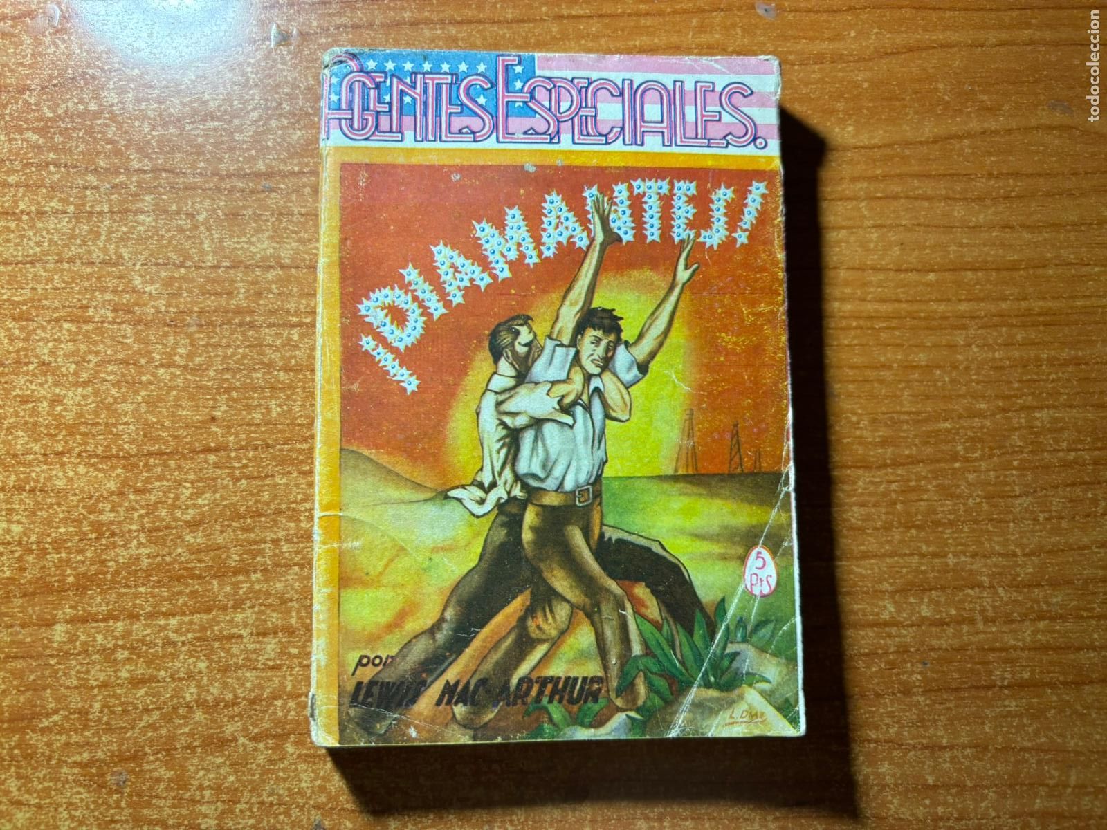 C&oacute;mics: AGENTES ESPECIALES N&ordm; 2 - EDI. SAMAS 1948 - &iexcl; DIAMANTES ! - LEWIS MAC ARTHUR