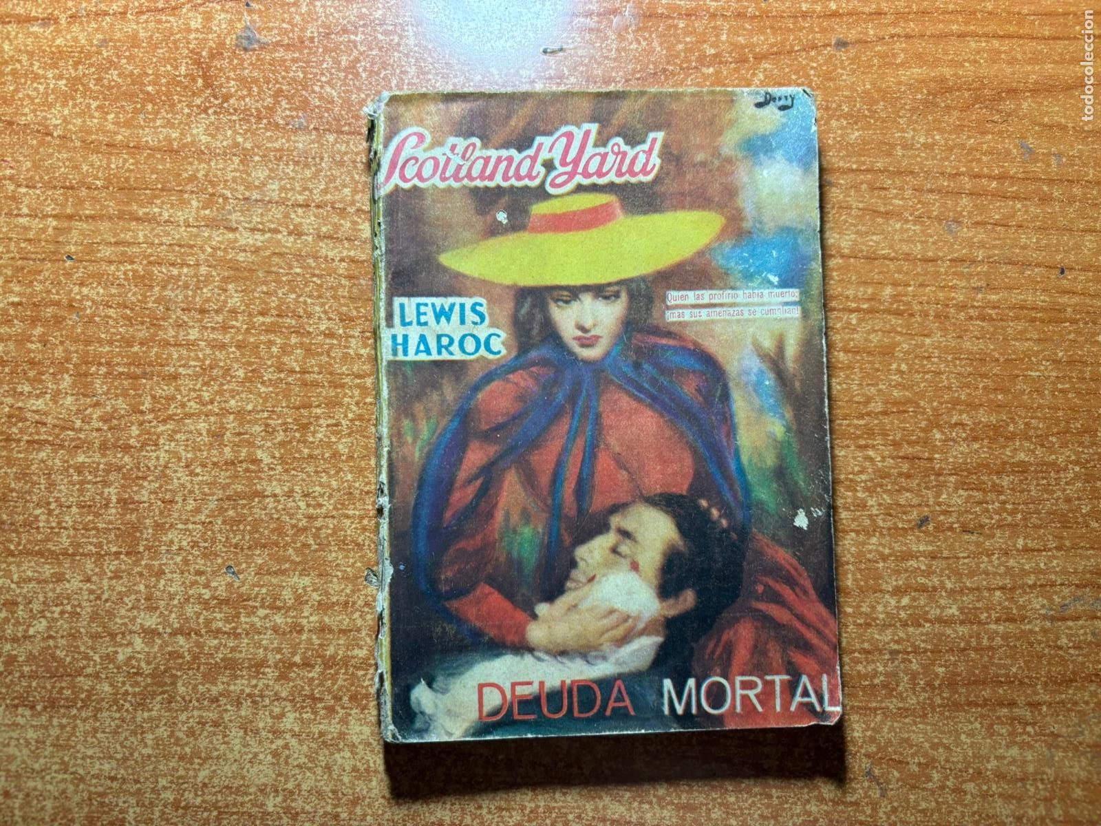 C&oacute;mics: SCOTLAND YARD -N&ordm; 16 DEUDA MORTAL EDITORIAL ALHAMBRA 1953