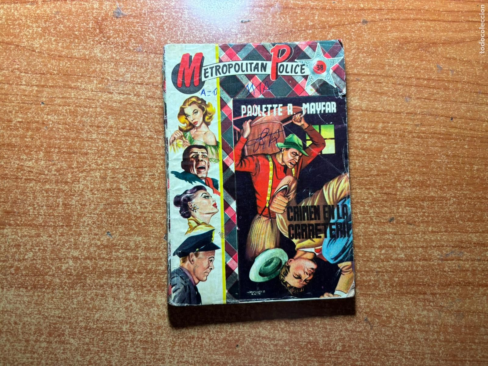 C&oacute;mics: METROPOLITAN POLICE 38 CRIMEN EN LA CARRETERA PAULETTE R. MAYFAR Ed. MEPORA A&Ntilde;OS 50