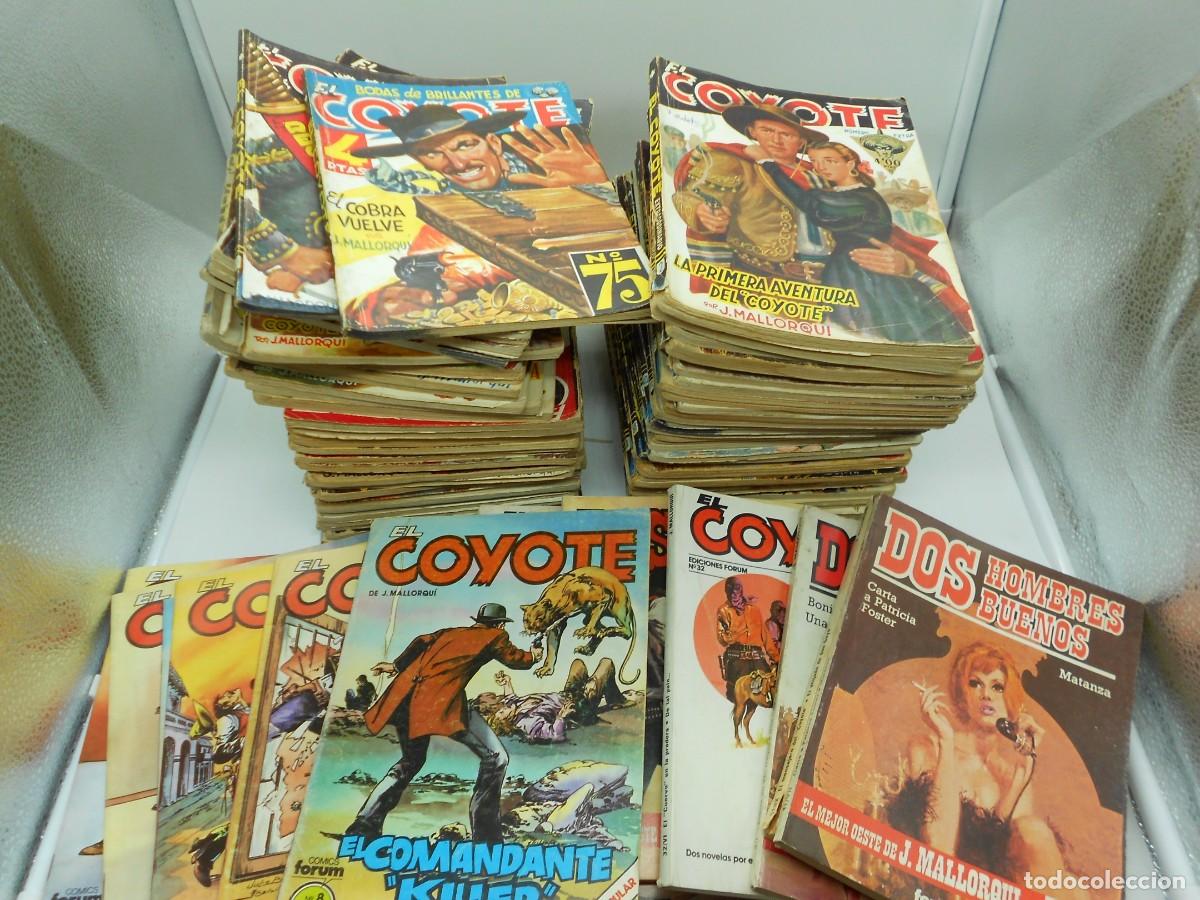 Comics : gran lote novelas pulp el coyote mayorqui de distintas publicaciones