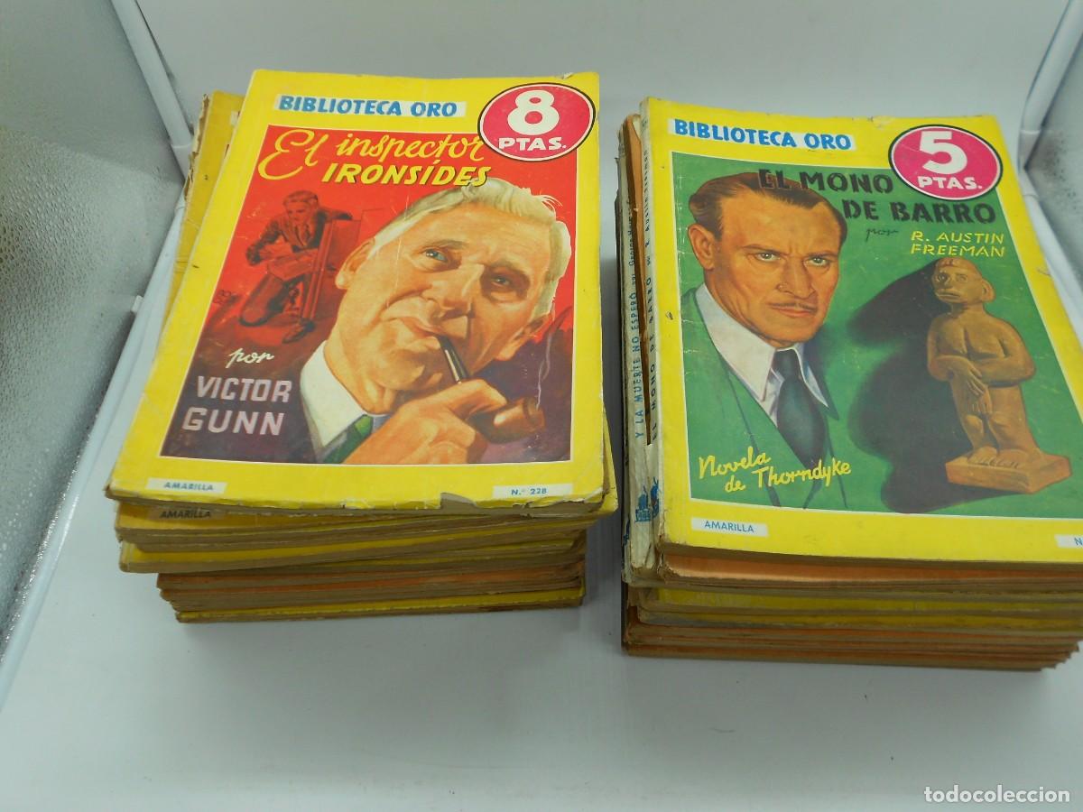 C&oacute;mics: gran lote novelas pulp lote biblioteca oro algun lomo reforzado molino