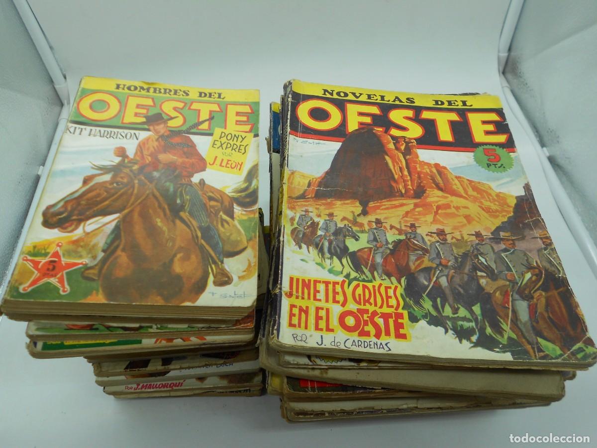 C&oacute;mics: gran lote novelas pulp hombres del oeste novelas del oeste