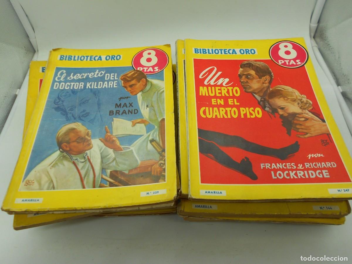 C&oacute;mics: gran lote novelas pulp biblioteca oro misterio policiaco