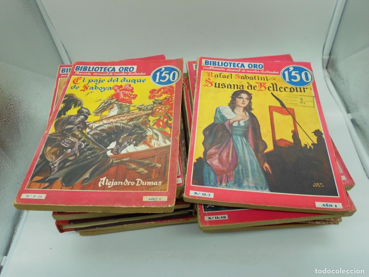 C&oacute;mics: gran lote novelas pulp biblioteca oro historico