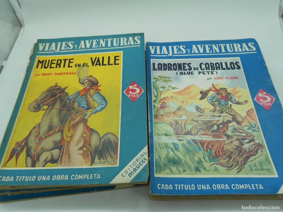 C&oacute;mics: gran lote novelas pulp viajes y aventuras editor maucci