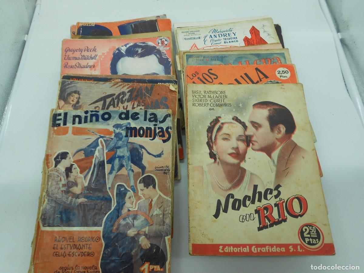 C&oacute;mics: gran lote novelas pulp publucaciones cinema y otros cine antiguo