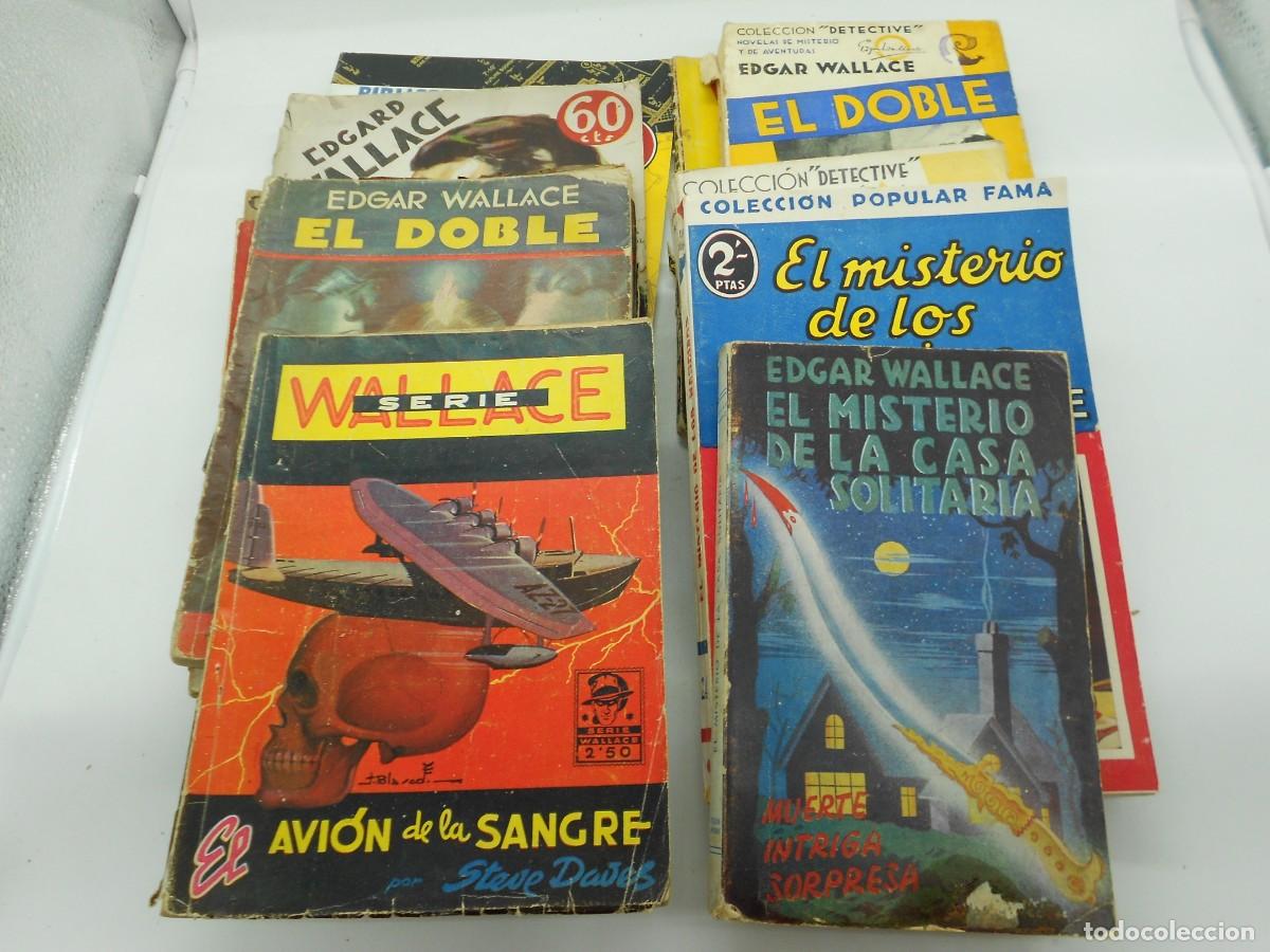 C&oacute;mics: gran lote novelas pulp edgar wallace - Foto 1