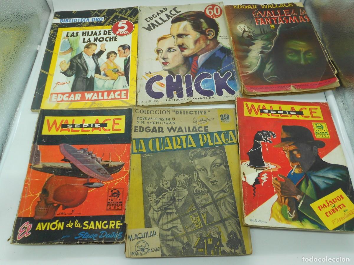 C&oacute;mics: gran lote novelas pulp edgar wallace - Foto 2