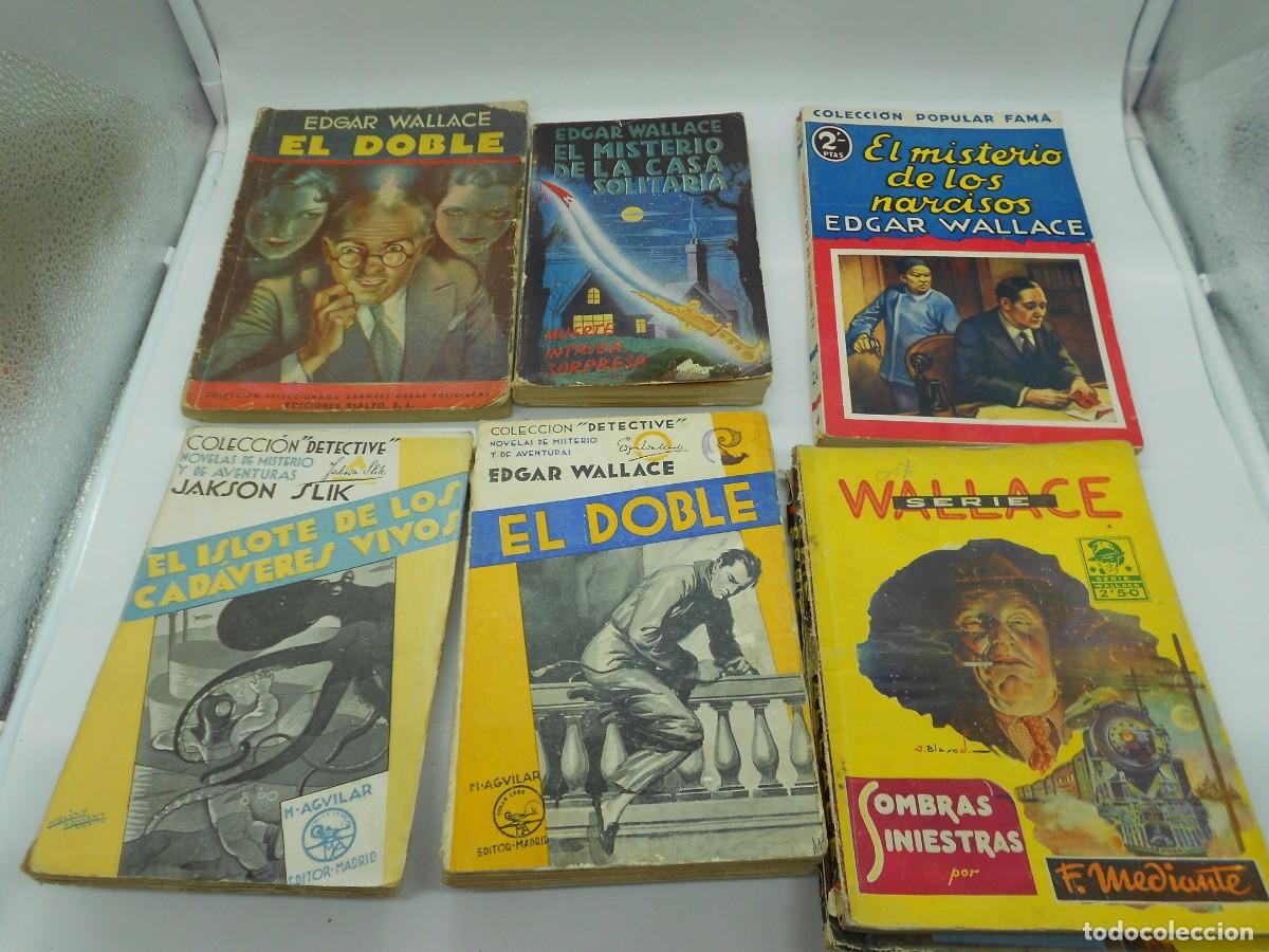 C&oacute;mics: gran lote novelas pulp edgar wallace - Foto 3