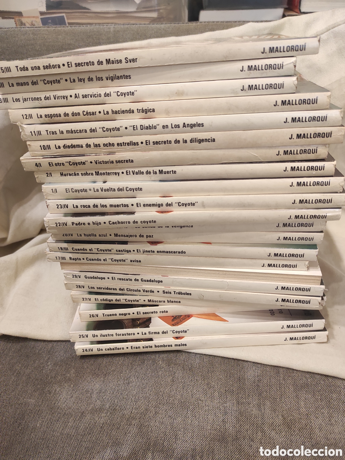 C&oacute;mics: EL COYOTE-J. MALLORQUI- EDICIONES FORUM-22 NUMEROS