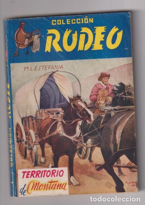 C&oacute;mics: Colecci&oacute;n Rodeo n&ordm; 289. Territorio de Montana por M. L. Estefan&iacute;a. 1&ordf; edici&oacute;n Cies. Dif&iacute;cil