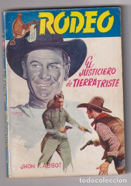 C&oacute;mics: Colecci&oacute;n Rodeo n&ordm; 28. El justiciero de Tierra triste por John Abbot. 1&ordf; edici&oacute;n Cies