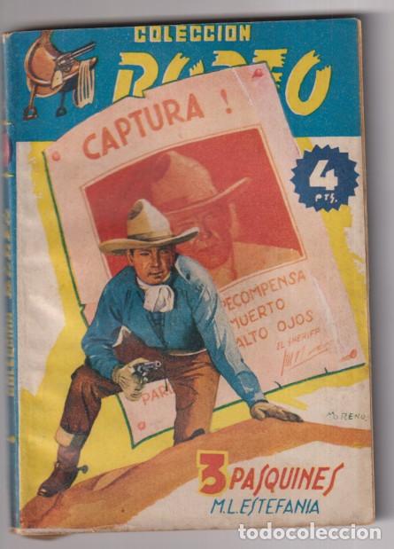 C&oacute;mics: Colecci&oacute;n Rodeo n&ordm; 154. 3 Pasquines por M. L. Estefan&iacute;a. 1&ordf; Edici&oacute;n Cies
