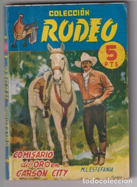 C&oacute;mics: Colecci&oacute;n Rodeo n&ordm; 256. Comisario del oro en Carson City por M. L. Estefan&iacute;a. 1&ordf; edici&oacute;n Cies. Muy d
