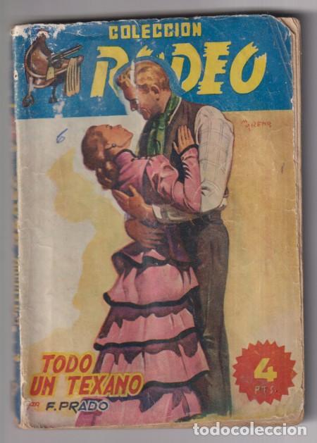 C&oacute;mics: Colecci&oacute;n Rodeo n&ordm; 159. Todo un texano por F. Prado. 1&ordf; Edici&oacute;n Cies. Muy dif&iacute;cil
