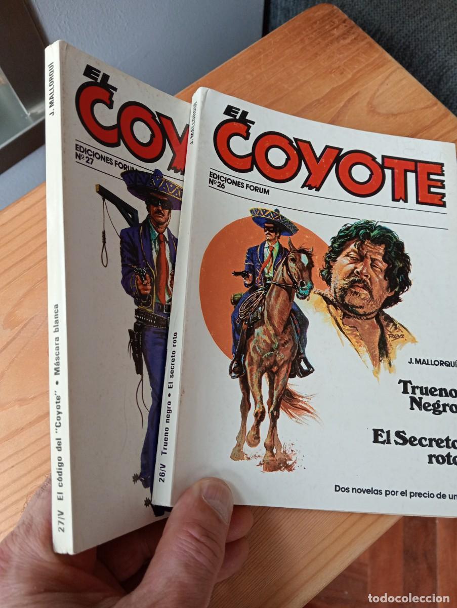 C&oacute;mics: LOTE CON DOS EJEMPLARES DE EL COYOTE (DE 96). J. MALLORQU&Iacute;. R&Uacute;STICA. EDICIONES FORUM. 1983.