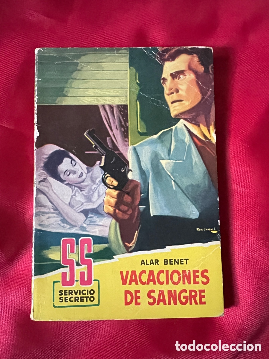 C&oacute;mics: Novela, servicios secreto, n&ordm; 196, vacaciones de sangre, Alar Benet, 1&ordf; ed. 1954, ed. Bruguera,