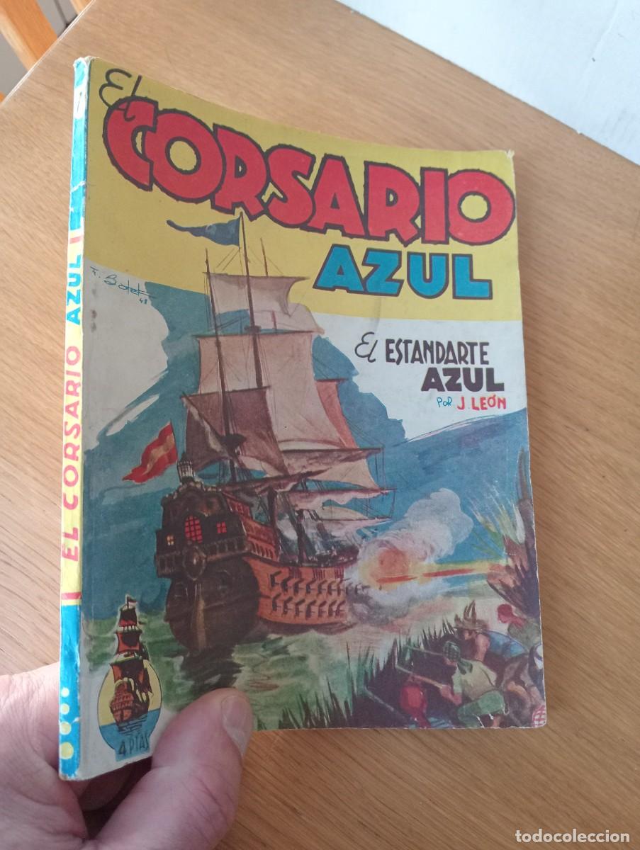 C&oacute;mics: EL CORSARIO AZUL N.&ordm; 7 (DE 12). EL ESTANDARTE AZUL. R&Uacute;STICA. EDICIONES CLIPER. 1949.