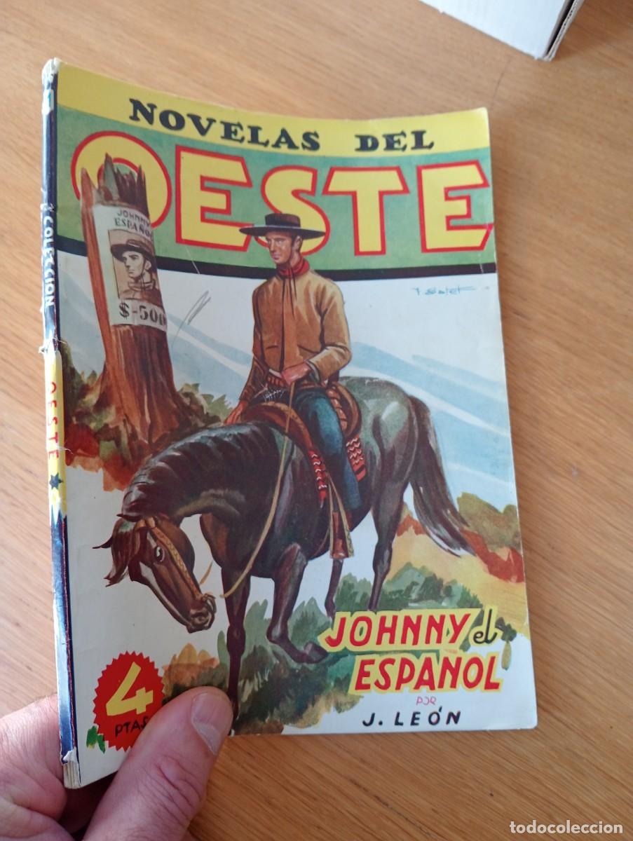 C&oacute;mics: COLECCI&Oacute;N NOVELAS DEL OESTE N.&ordm; 61. JOHNNY EL ESPA&Ntilde;OL. J. LE&Oacute;N. R&Uacute;STICA. CLIPER. 1947.