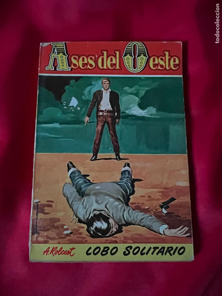 C&oacute;mics: Ases del Oeste, N&ordm; 5- LOBO SOLITARIO, A. ROLCEST -1&ordf; ED, 1959, dib. HERNANDEZ .59