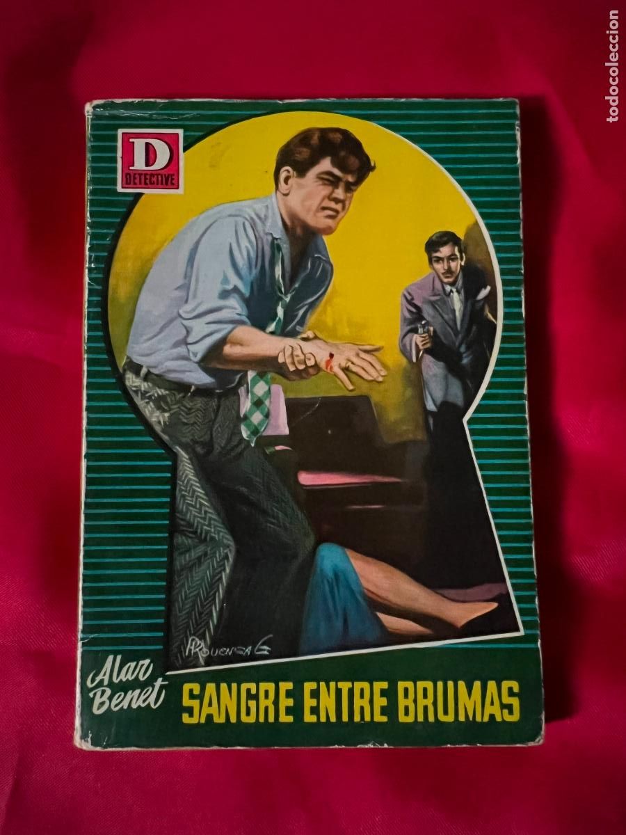 C&oacute;mics: Novela D DETECTIVE, n&ordm; 40, SANGRE ENTRE BRUMAS, ALAR BENET 1&ordf;Ed. 1953. E. BRUGUERA,DIB. PROVENSA