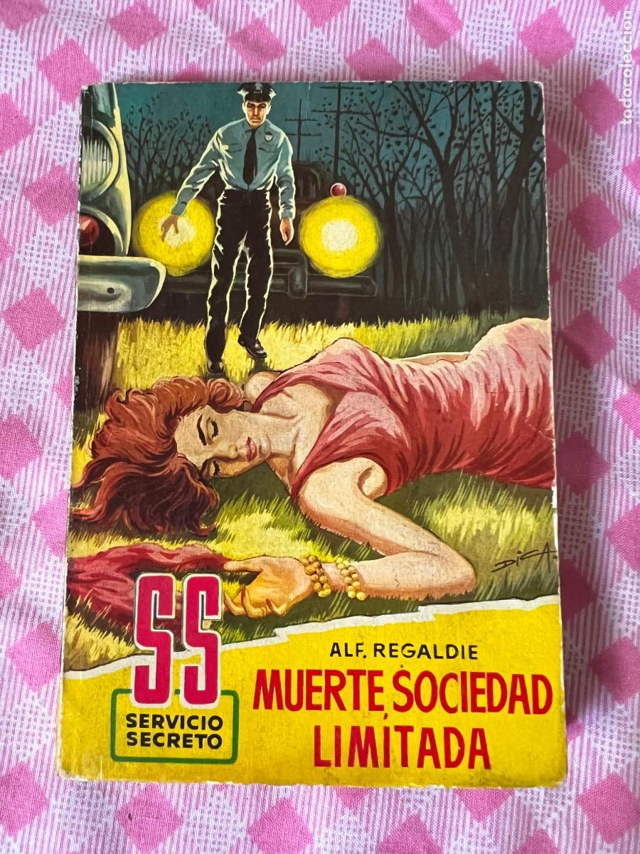C&oacute;mics: Novela, servicios secreto, n&ordm; 598, MUERTE SOCIEDAD LIMITADA, A. REGALDIE, 1&ordf; ed. 1962, ed. Bruguera