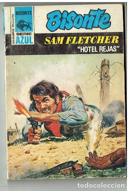 C&oacute;mics: BISONTE AZUL. N&ordm; 352. HOTEL REJAS. SAM FLETCHER. BRUGUERA, 1977. (P/C42)