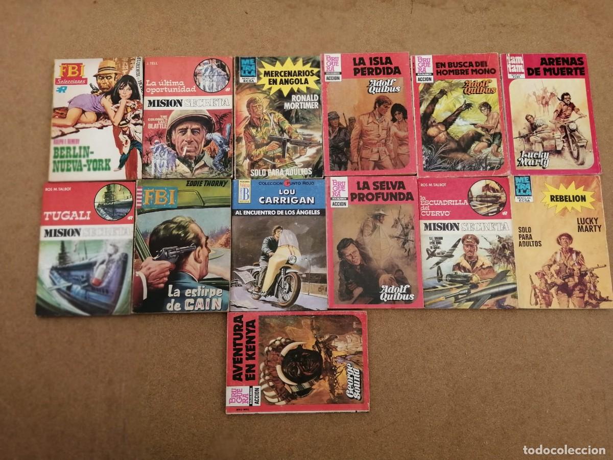 C&oacute;mics: LOTE 13 BOLSILIBROS DE DIVERSOS GENEROS