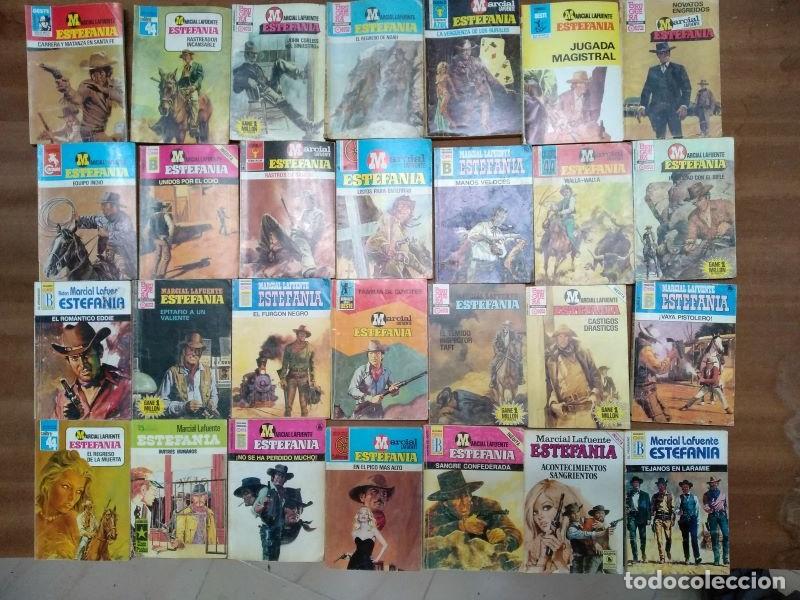 C&oacute;mics: lote 28 novelas de MARCIAL LAFUENTE ESTEFANIA DIFERENTES