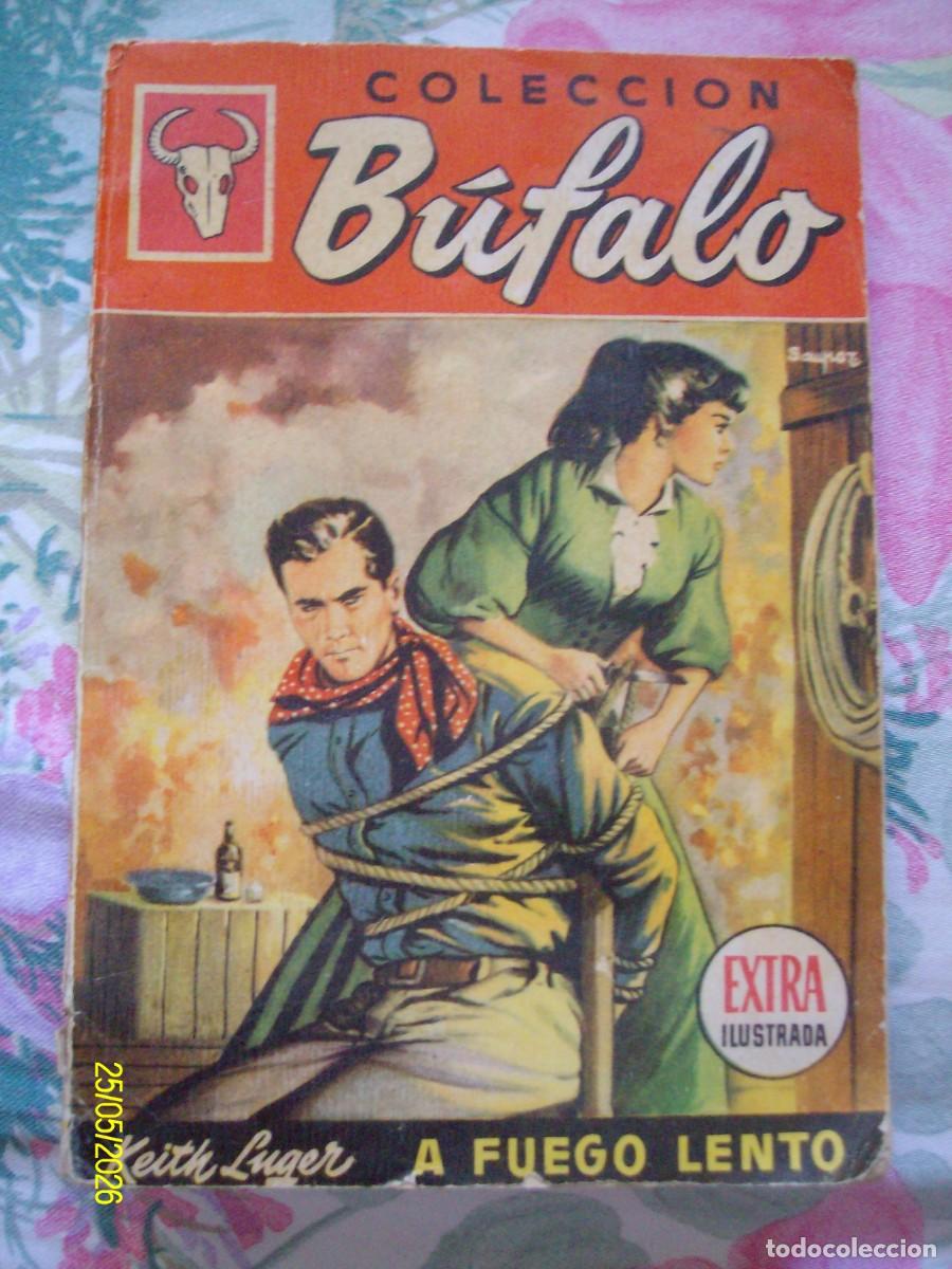 C&oacute;mics: A FUEGO LENTO KEITH LUGER BOLSILIBROS COLECCION BUFALO EXTRA ILUSTRADA N&ordm; 81 BRUGUERA