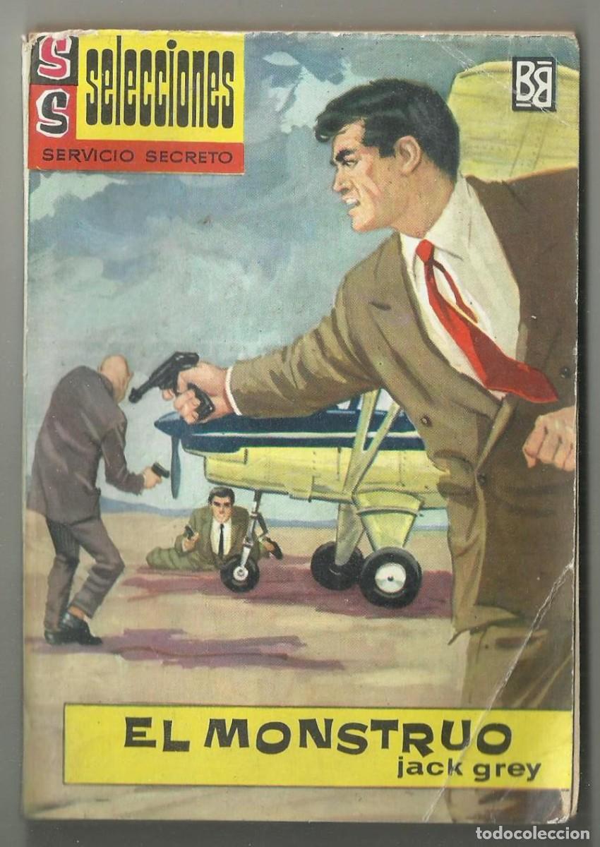 C&oacute;mics: EL MONSTRUO. JACK GREY. SELECCIONES ARCHIVO SECRETO, N&ordm; 8 ED. BRUGUERA, 1962